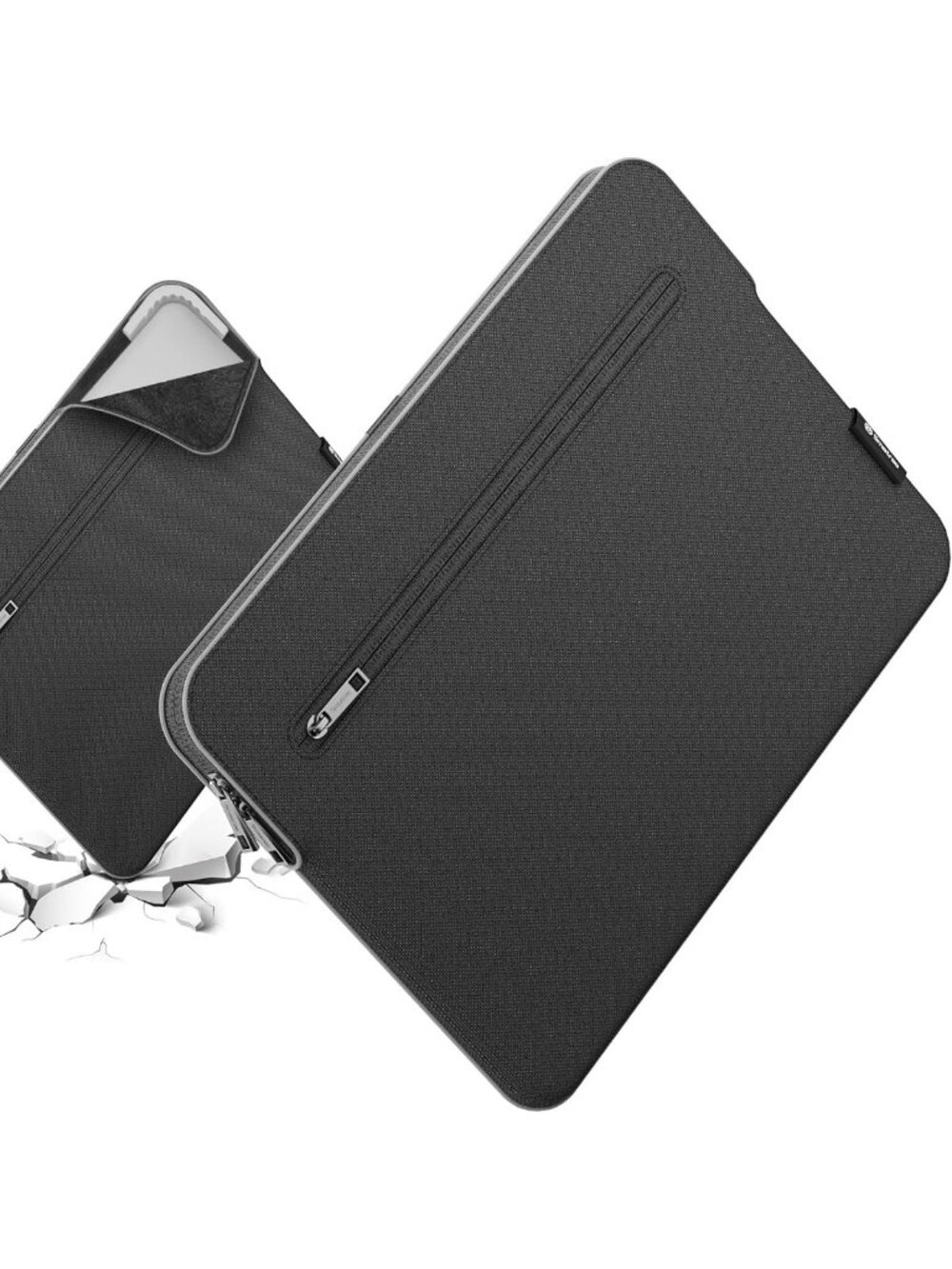 17.3 Inch Laptop Sleeve - Slim, Textured Fabric Case for Protection & Style